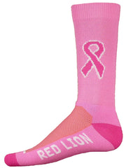 Pink Ribbon Crew Socks