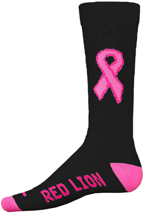 Awareness Black/Pink Crew Socks